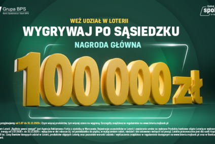 Loteria banków spółdzielczych Grupy BPS. Główna nagroda to 100 tys. zł