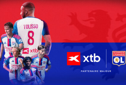 XTB zostało głównym partnerem Olympique Lyon na trzy sezony