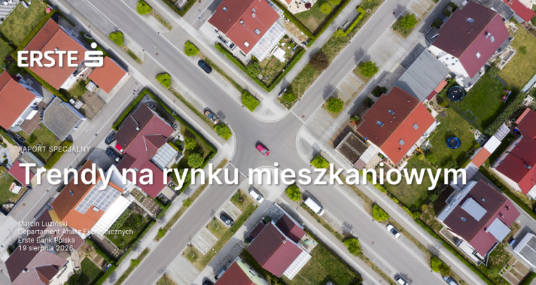 Erste prognozuje dalszy, ale umiarkowany wzrost cen mieszkań w Polsce