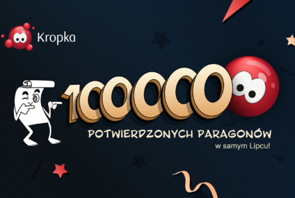 Aplikacja Kropka PKO BP: użytkownicy zweryfikowali ponad 100 tys. paragonów w lipcu