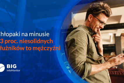 BIG InfoMonitor o zaległościach mężczyzn. Alimenty dwa razy wyższe od średnich zaległości kredytowych