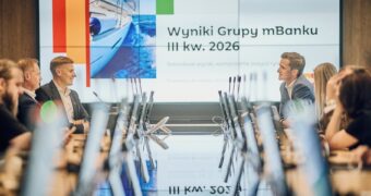 Grupa mBanku zarobiła 3,1 mld zł po trzech kwartałach 2026 roku. Zysk wzrósł o 23,8 proc.